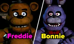 Freddy i Bonnie z FNaF, gotowi do występu. Którym animatronikiem jesteś z FNaF?