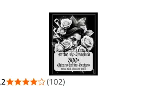 Diseño de chicana tattoo con rosas y una mujer, parte de "Tattoo Re-Imagined 500+ Chicano Tattoo Designs".