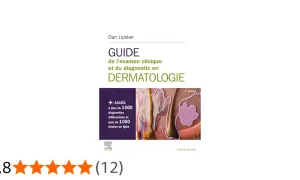 Guide de l'examen clinique et du diagnostic en dermatologie, avec accès à plus de 1500 diagnostics différentiels et 1000 photos en ligne.