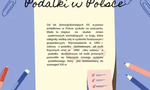 Zmiany w prawie podatkowym w Polsce od lat 90. XX w. wpłynęły na system finansowy. Nowe przepisy dotyczące podatku dochodowego od osób fizycznych i prawnych to kluczowe świadczenia.