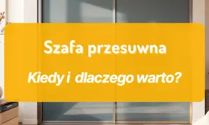 Czy szafa przesuwna zabiera mniej miejsca? Rozwiewam wątpliwości