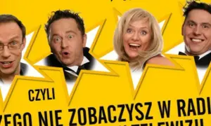 Skład kabaretu pod Wyrwigroszem: czworo rozbawionych artystów, którzy obiecują humor, którego nie zobaczysz w radiu ani w telewizji.