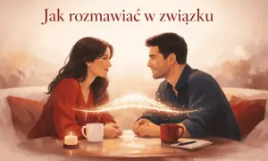 Para rozmawia przy świecach, budując most porozumienia. Klucz do udanego związku to otwarta komunikacja.