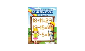 Niños resuelven problemas de repaso matematicas 2 primaria en un pizarrón.
