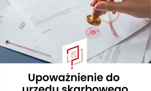 Pieczęć urzędowa na dokumencie potwierdza pełnomocnictwo szczególne do urzędu skarbowego.