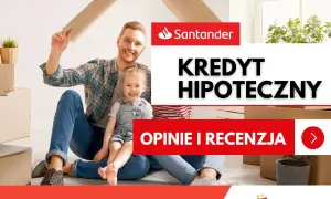 Szczęśliwa rodzina z dzieckiem planuje zakup domu, korzystając z oferty Santander kredyt hipoteczny. Opinie i recenzja.