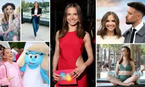 Ola Filipek w różnych stylizacjach, od romantycznej w wianku po elegancką w czerwonej sukni. Wiek nie gra roli w jej stylu.