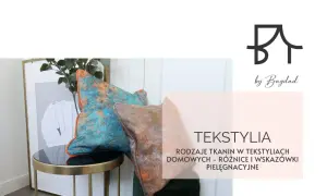 Dekoracyjne poduszki z wzorzystej tkaniny, idealne do salonu. Dowiedz się, pu co to za materiał i jak o niego dbać.
