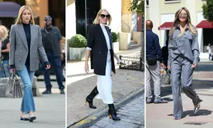 Stylizacje damskie z szarą marynarką, które zachwycają i inspirują