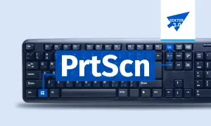 Klawiatura z napisem "PrtScn" i logo "SEKTOR 3.0". Dowiedz się, jak zrobic screen na Macu.