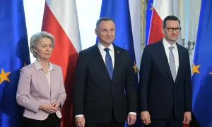 Ursula von der Leyen, Andrzej Duda i Mateusz Morawiecki. Kto wymyślił zielony ład w Europie? Dyskusja o przyszłości.