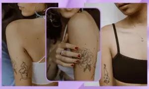 Delikatne tatuaże na ramionach: kwiaty, twarze, dłonie. Czy moda na tatuaże mija, czy ewoluuje w subtelniejsze formy?