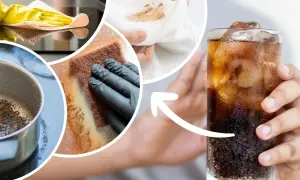 Czyszczenie złota w Coca-Coli? Zobacz, jak napój radzi sobie z przypalonym garnkiem, plamami i brudną kuchenką.