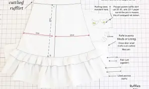 Spódnica z falban DIY: Uszyj modny hit lata krok po kroku!