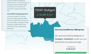 Mietpreisbremse in Stuttgart: Ist meine Miete zu hoch? Der Durchschnittspreis liegt bei 10,96 €/m².
