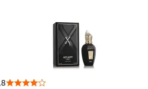 Elegancki flakon i pudełko perfum Xerjoff Opera. Złote detale i czarne wykończenie podkreślają luksusowy charakter.
