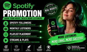 Learn how to promote a Spotify playlist to gain followers, monthly listeners, and streams. Organic growth for more fans and success.