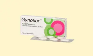 Opakowanie Gynoflor z 6 tabletkami dopochwowymi. Preparat zawiera Lactobacillus acidophilus i estriol, wspierając równowagę flory bakteryjnej.