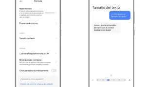 Ajusta el tamaño del texto en tu móvil. En la pantalla de "Tamaño del texto", usa el control deslizante para hacer las letras más grandes o pequeñas.