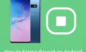 Smartfon z Androidem i ikoną nagrywania ekranu. Dowiedz się, jak wykonać nagrywanie ekranu android.