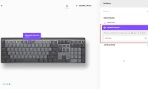 Klawisz print screen (Prnt Scrn) ustawiony jako skrót klawiszowy.