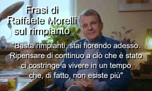 Raffaele Morelli, con un sorriso sereno, ci invita a non lasciare che il passato diventi il rimpianto di qualcuno, ma a vivere il presente.