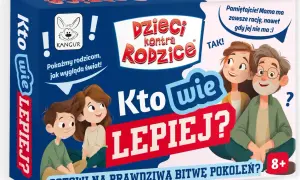 Gra "Kto wie lepiej?" to świetne konkursy zabawy na 50 urodziny. Dzieci kontra rodzice – kto wygra?