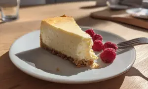 En krämig cheesecake med hallon, perfekt att baka med Philadelphia.