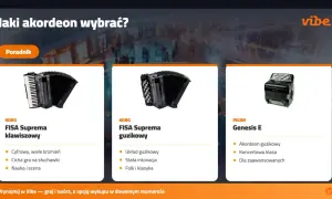 Poradnik wyboru akordeonu: KORG Fisa Suprema (klawiszowy i guzikowy) oraz Pigini Genesis E. Idealne do nauki, sceny i wykonywania znanych utworów na akordeon.