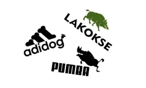 Adidog", "Lakokse" i "Pumba" - zabawne przeróbki znanych marek. To jest właśnie pastisz, co to znaczy?