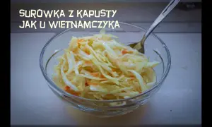 Kultowa surówka z białej kapusty "jak u chińczyka" przepis!