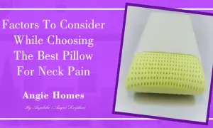 Learn how to choose a pillow for neck pain. This image shows a perforated pillow, a key factor in comfort.