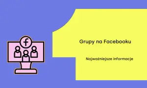 Jak znaleźć grupy na Facebooku? Ikona komputera z ludzikami i logo Facebooka. Najważniejsze informacje.
