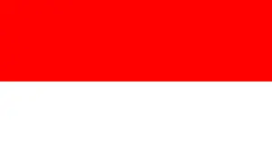 Flaga Indonezji, symboliczne tło dla planów podróży i uzyskania wizy do Indonezji.