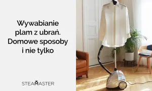 Parownica Steamaster ułatwia usuwanie plam z ubrań. Domowe sposoby i nie tylko.