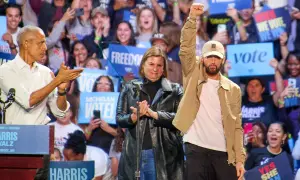 Kogo popiera Eminem? Kontrowersyjne wsparcie dla Kamali Harris