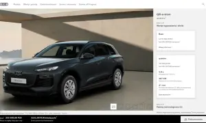 Audi Q6 e-tron quattro. Cena od 355 500,00 PLN. Elektryczny SUV z imponującymi osiągami.