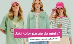 Trzy kobiety w pastelowych stylizacjach. Kolor pistacjowy i miętowy dominują w letnich outfitach.