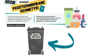 Gdzie wyrzucić przeterminowane kosmetyki? Większość do odpadów zmieszanych. Unikaj wyrzucania ich do środowiska.