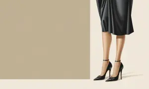 Eleganckie czarne szpilki z ozdobami. Co zrobić, gdy za duże buty psują stylizację?