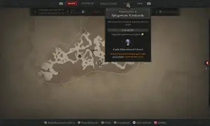 Mapa podziemi koszmarów Diablo 4: Splugawione Katakumby. Rabusie grobów ostrzegają przed pokusami tej krypty. Nagroda za pierwsze przejście: Aspekt Zahartowanych Uderzeń.