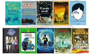 Variedad de tipos de libros para niños: aventuras, misterio, fantasía y más.
