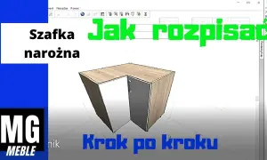 Jak obliczyć front szafki narożnej? Ekspert radzi, uniknij błędów.