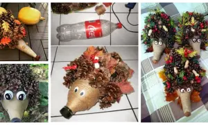 Jeż z butelki plastikowej: kreatywny recykling krok po kroku