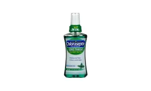 Spray Chloraseptic na ból gardła, z mentolem, bez cukru. Szybka ulga w bólu gardła, idealny na podróż.