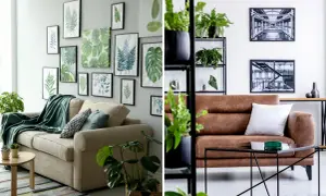Galeria nad kanapą: Gotowe szablony i 3 zasady idealnego układu