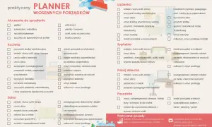 Wiosenne porządki: jak posprzątać dom? Lista zadań do kuchni, łazienki, salonu i innych pomieszczeń.
