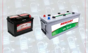 Porównanie akumulatorów: czarny UPLUS AGM i szary MERCURY GEL TECH. Który wybrać?