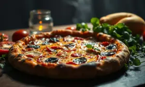 Ile kalorii ma pizza 32 cm? Odkryj sekrety lżejszej wersji