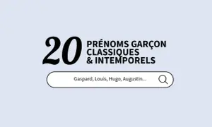 20 prénoms garçon classiques et intemporels, incluant Gaspard. Recherche de prénoms en G.
